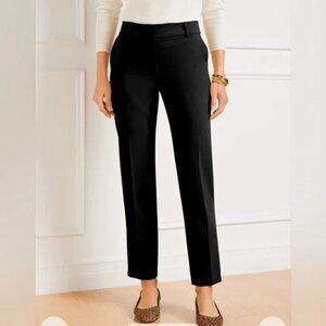 Talbots Hampshire Straight Ankle Pants Women's Size 6P (Black) - NWT